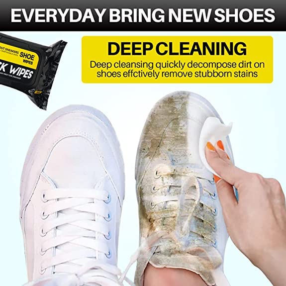 ShoeFix™ Natural Sneaker & Shoe Cleaner Wipes - 1 Packs of 80