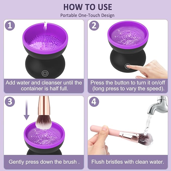 Electric Makeup Brush Cleaner
