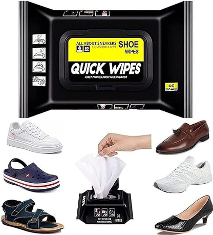 ShoeFix™ Natural Sneaker & Shoe Cleaner Wipes - 1 Packs of 80